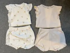 H&M ベビー ロンパース カバーオール 上下4点セット 68cm