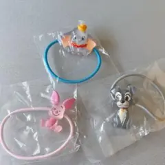 BANDAI ディズニーキャラクター Twinkleゴム 3点セット ガチャ