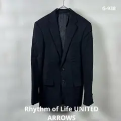 【Rhythm of Life UNITED ARROWS】★ジャケット★紺★銀