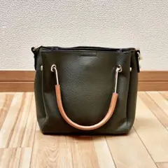 RODESKO プチ2WAYトートバッグ カーキ