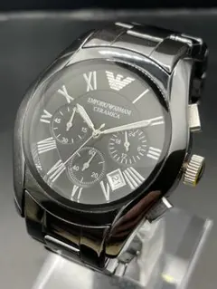 稼働 新品電池 EMPORIO ARMANI AR-5763 腕時計 美品 - メルカリ