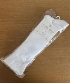 スクールソックス　ホワイト 24-26cm 2足入り　学校　中学　靴下