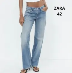 ZARA ザラ TRF ローライズブーツカットデニムパンツ 新品、未使用