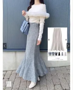 ツイードマーメイドスカート[dk1058]
