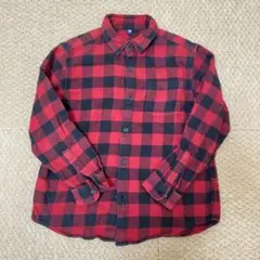 ユニクロ　シャツ　チェック柄