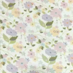 【H168 】合繊プリント 生地 ハギレ 花柄 114✕50 ハンドメイド