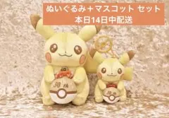 【本日中発送】30周年記念 ピカチュウ マスコット&ぬいぐるみ セット