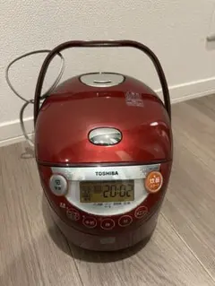 取扱説明書付 TOSHIBA RC-10VRL 炊飯器 レッド - メルカリ