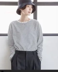 LEPSIM レプシィム アソートベーシックロンT 長袖カットソー ボーダー