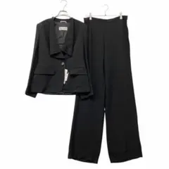 Max Mara マックスマーラ　スーツ　セットアップ　ブラック　サイズ44 Max Mara - マックスマーラ スーツ セットアップ ジャケット スカート