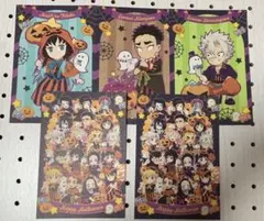鬼滅の刃 ufotable カフェ ポストカード ハロウィン 2021 5枚