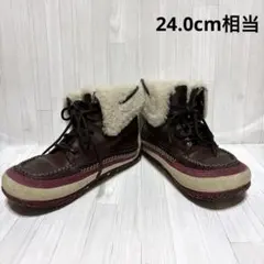 a1396 希少メレル MERRELLパフィンイグルー 24cm ムートンブーツのサムネイル