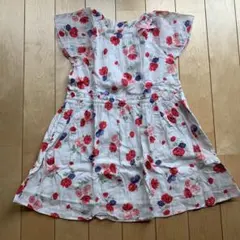 Noeil BeBe 花柄 半袖ワンピース 120