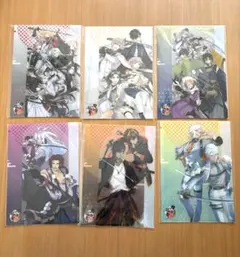 セブンイレブン刀剣乱舞クリアファイル A5全6種　6枚セット