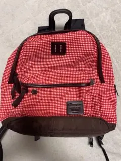 チェック柄リュック