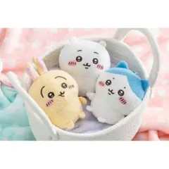 ちいかわ タオル生地のマスコット3点セット ちいかわ ハチワレ うさぎ