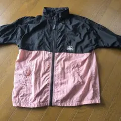 CAMP7 ナイロンジャケット ブラック×ピンク 155