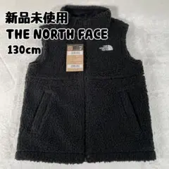 新品未使用 ザノースフェイス ダブル フリース ベスト 130 ブラック