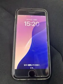 Apple iPhone SE（第2世代） 本体 ブラック シマエナガ　スマホ