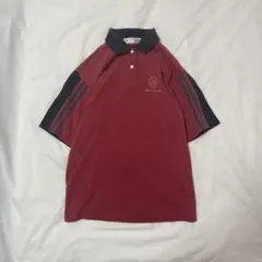 【最終価格】ポロシャツ 半袖 刺繍ロゴ スポーツミックス vintage レトロ