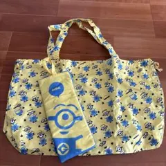 ミニオン 大容量 バック　ポーチ付き