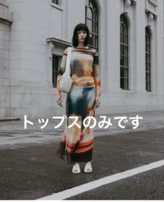 amerivintage シアートップス Gabrielle×Ameri 10TH HISTORY SHEER TOP