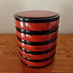重箱 赤黒 5段