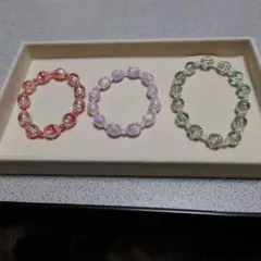 ハンドメイドブレスレット 3個セット　３２３