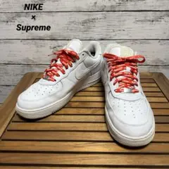 64【28cm】ナイキ　シュプリーム　エアフォース 1　ホワイト