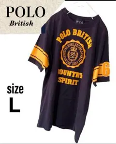 【 POLO BRITISH COUNTRY SPIRIT 】ポロ Tシャツ Ｌのサムネイル