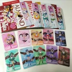 セーラームーン 明治チョコレート クリアカード コンプリート 10枚　空箱5箱