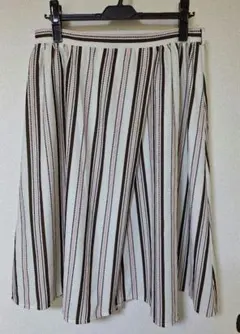 Re-J＆SUPURE ストライプ柄スカート LL