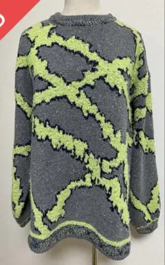 【古着】jouetie 長袖ニット グレー M