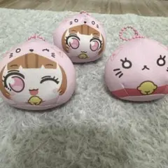 ちろぴのマーケット　ぴの3個セット　マスコットチェーン付き