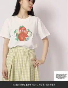 PEANUTS スヌーピー Tシャツ 半袖 フルーツ　いちごのサムネイル