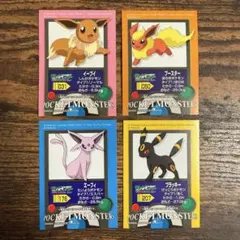 【美品】イーブイ&カラフルフレンズ　クリアカード 非売品＆限定品】イーブイ&カラフルフレンズ ブラッキー エーフィ