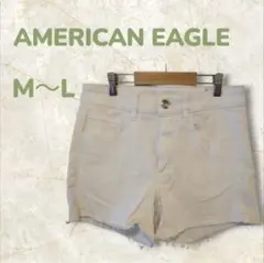 AMERICAN EAGLE ホワイトショートパンツ 6号 M〜L