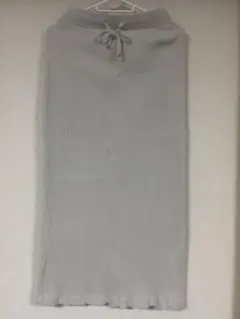 CIAOPANIC TYPY リブタイトスカート　ロング　ライトグレー