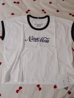 NINAMEW ロゴ 半袖 Tシャツ ホワイトのサムネイル