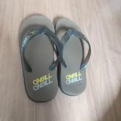 ビーチサンダル　O'NEILL　茶色　全長20センチ　小学生のサムネイル