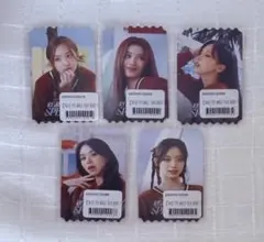 TWICE オンラインくじ ナヨン サナ ミナ チェヨン ツウィ トレカセット