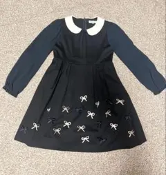 TOCCA トッカ ネイビー ワンピース 120 フォーマル 卒園式 入学式