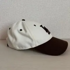 NEW ERA LA ドジャース キャップ ホワイト ブラウン
