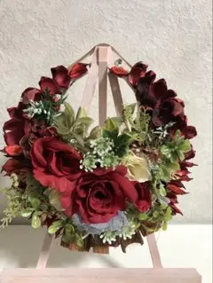 フラワーリース 玄関リース