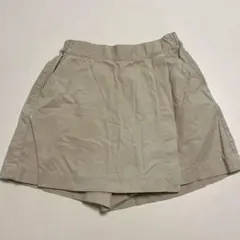 UNIQLO GIRLS ラップキュロット ベージュ 130
