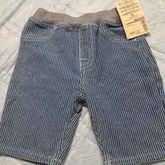 新品!!　無印良品ストライプパンツ90