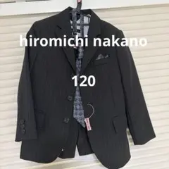 美品【キッズ男の子（120）フォーマルスーツ４点セット】ブラック　卒園、入学など