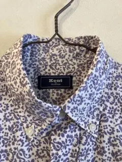 Kent IN TRADITION 長袖シャツ 花柄 パープル