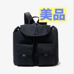 【美品】コールハーン ナイロン フラップ バックパック ネイビーのサムネイル