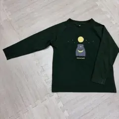 長袖カットソー 110 ダークグリーン モンベル mont-bell